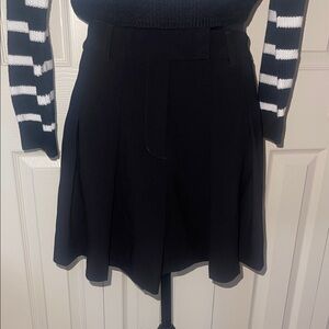 Express Black Skater Skirt